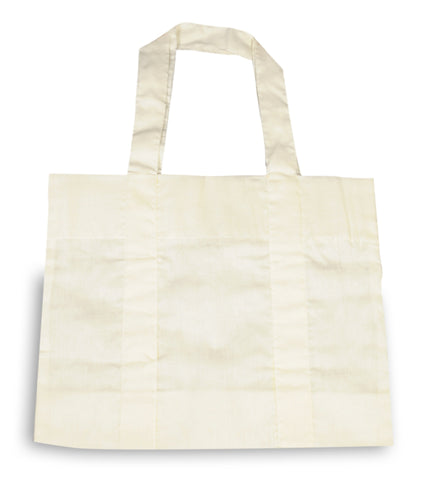 Eco-friendly shoulder bag in light beige
